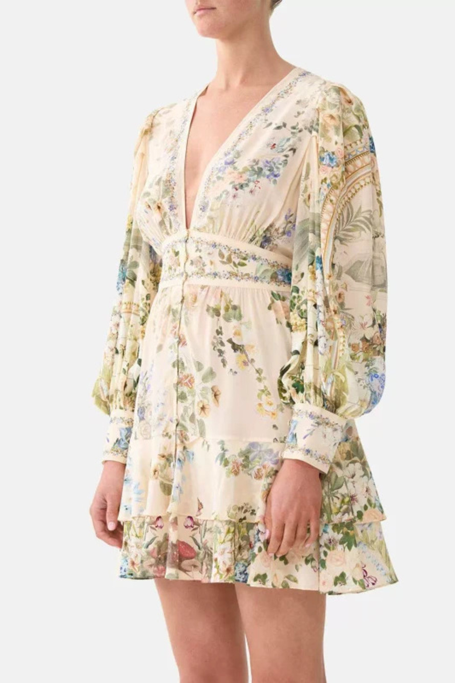ZARA Casual Elegant Linen Court Collar Cardigan Dress